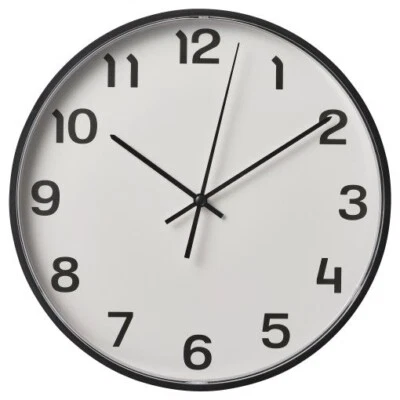 IKEA Pluttis Wall Clock Kitchen Home Decor Easy Fitting Sturdy + IKEA Battery - Image 1 of 4