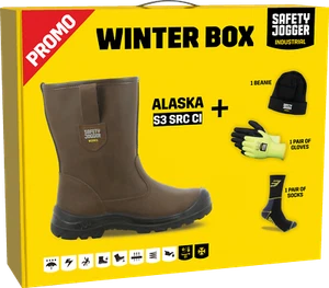 S3 SRC CI Winterstiefel Arbeitsstiefel gefüttert Sicherheitsstiefel WINTERBOX - Picture 1 of 6