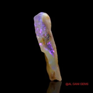 Natural Fire Opal Gemstone 5.00 Cts Loose Handcrafted Rough Australia 21x13x4 mm - Picture 1 of 11