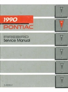 1990 Pontiac Firebird Shop Service Repair Manual Book - Picture 1 of 1