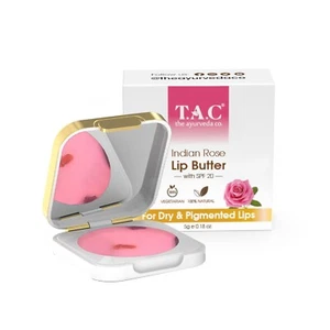 TAC - The Ayurveda Co. Indian Rose Lip Butter for Women- Men For 5gm fs - Picture 1 of 6