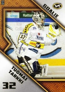 2008-09 Finnish Cardset Goalie Tandems #8 Tuomas Tarkki, Petri Koivisto