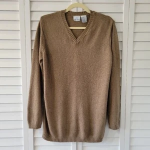 Bobbie Brooks Knit Sweater Men's L Preppy Academia Old Money Quiet Luxury - Picture 1 of 6