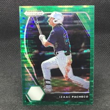 IZAAC PACHECO 2021 Panini Prizm Draft GREEN PULSAR RC #39 