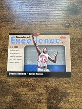 2007-08 Fleer Decades Of Excellence Glossy Dennis Rodman Detroit Pistons SP