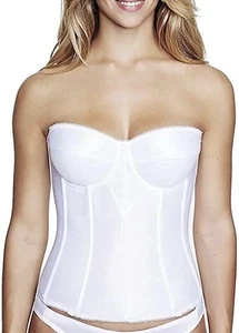 Dominique Juliette 8950 Longline Corset Bridal Bra White 36D - Picture 1 of 17
