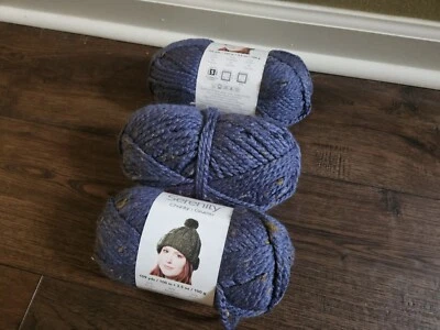 3 madejas Hilos Premier Serenity Grueso Tweed Hilo-Denim 109 yardas 97 % Acrílico  Foto 1 de 4