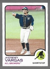 2022 TOPPS HERITAGE MINOR LEAGUE JHEREMY VARGAS ACL BREWERS #47