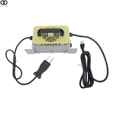 Cargador de batería de 36 voltios 18 amperios para carros de golf para Club Car EZGO Yamaha y enchufe de pie de gallo Foto 1 de 4