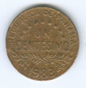 PANAMA - UN CENTESIMO 1983 COIN MONEY - Picture 1 of 2