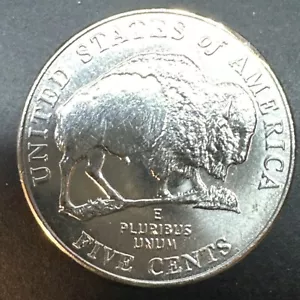 2005 D Jefferson Buffalo / Bison Nickel 5cent Coin Brilliant Uncirculated BU - Picture 1 of 2