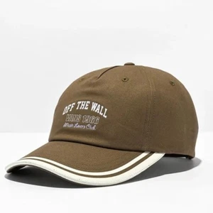 NUEVO CON ETIQUETAS VANS SOMBRERO ALTO ESTÁNDAR Curvo Bill Correa Gorra MARRÓN Music Lovers Club - Imagen 1 de 5