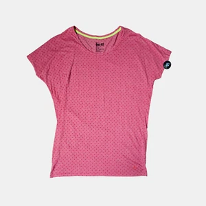 Nike Dri-Fit Touch Club Boyfriend Tee Shirt Dot Brick Red Womens L/XL 637555 NWT - Picture 1 of 10