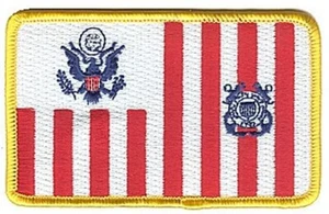 US Coast Guard ensign color unsealed W5078 USCG patch - Picture 1 of 1