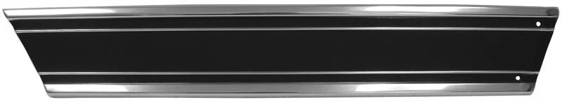 1969-72 Chevy/GMC Pickup Rear Bed Molding Black Short Bed w/ Clips Lower-LH Dii — 第 1/1 张图片