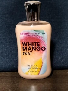 Bath and & Body Works WHITE MANGO CHILL Lotion Signature Collection 8oz - Picture 1 of 2