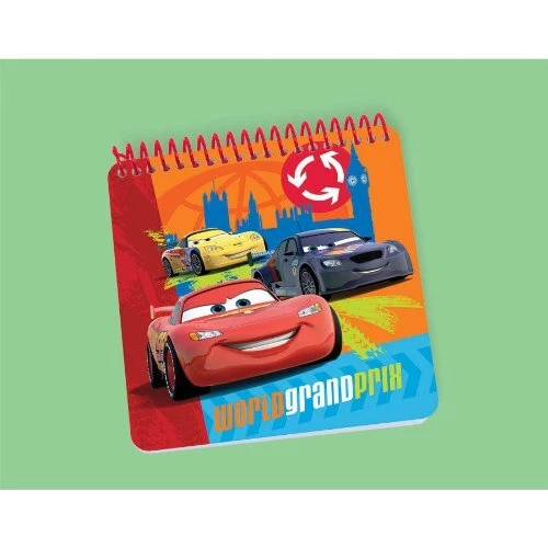 Bloc de notas Cars 2 Película Disney Pixar Carrera Cumpleaños Fiesta Favor Foto 1 de 1