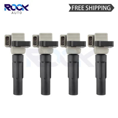 Bobina de ignição 4 peças compatível com Saab 9-2X 2005 Subaru Impreza 2003-2005 Sedan Wagon 2.0L - Imagem 1 de 4