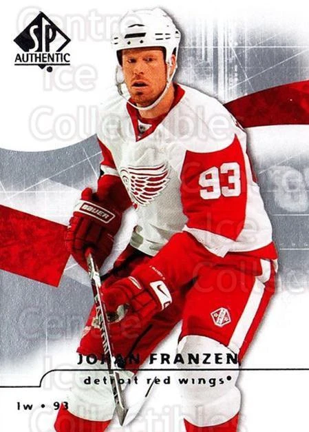 2008-09 Sp Authentic #57 Johan Franzen - Image 1 of 1