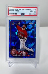 2023 Topps Edizione Zaffiro Cromato Nolan Jones RC #129 PSA 10 - Foto 1 di 2
