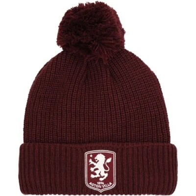 Aston Villa Football Knit Headwear Winter Adult Maroon - Image 1 of 2