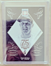 2014 Panini Hall of Fame 75th Anniversary Sapphire 14/15 Stan Musial #71 HOF