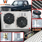 716 4 Row Radiator+Shroud Fan For 73-1987 Chevy C/K C10 C20 C30 GMC C2500 Truck Chevrolet C-15