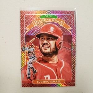 2020 Donruss Optic Choice Eugenio Suarez 59/88 Diamond Kings Red Dragon Card #4