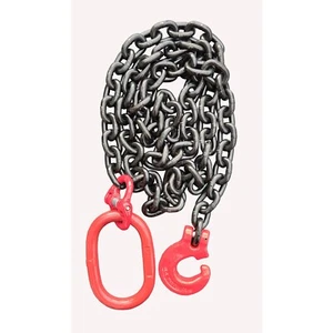 Łańcuch leśny 8mm 4m 4000daN EN 818-2 GK8 Łańcuch tylny Łańcuch chokera Wieszak - Zdjęcie 1 z 12