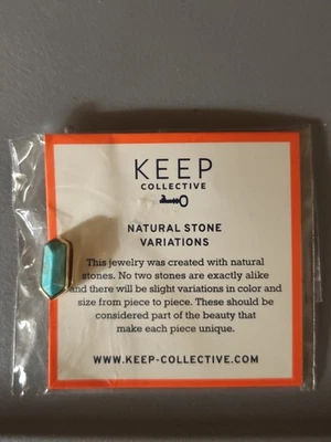 Коллективный мини-геобар KEEP D бирюзовый золотой брелок ключ инвентарь местоположение 70 - Изображение 1 из 2