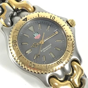 TAG HEUER S95.206 Combi Cell Series Professional 200ml Men's SS/GP Silver - Picture 1 of 11