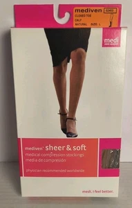   Mediven Sheer & Soft Women's Pantyhose 8-15 mmHg Compression - Picture 1 of 7