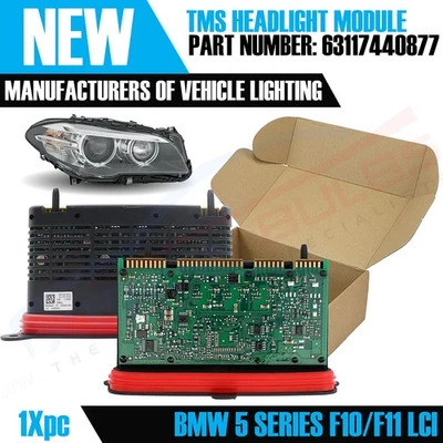 1x Xenon AHL Adaptive Headlight TMS Driver Module 7440877 BMW F10 LCI Angel Eyes - Image 1 of 4