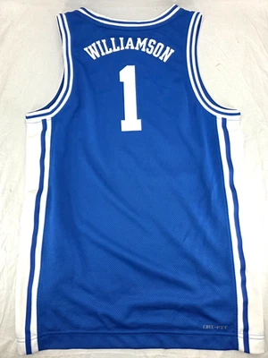 NUEVA Camiseta de Baloncesto Duke Blue Devils #1 Zion Williamson Nike Dri-Fit Juvenil L Foto 1 de 4