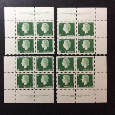 BroadviewStamps Canada #402 PL4 matching set. MNH VF - Image 1 of 2
