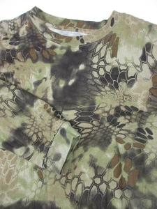 Mens Large Kryptek LS camo hungting shirt crewneck - Picture 1 of 9