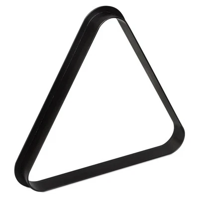 "Mesa de billar de plástico con estante triangular de 8 bolas negra para piscina estándar de 2 1/4""..." Foto 1 de 3