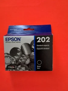 NEW - Epson 202 Black Ink Cartridge Exp 06/2026 - Free ShipN! - Picture 1 of 1
