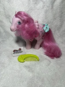 Vintage My Little Pony HEART THROB G1 MLP Unicorn 1984 Comb Sticker Ribbon Flaws - Bild 1 von 18