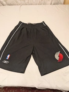 Licensed Portland Trail Blazers Black w Front Logos Mens Medium Drawstring EUC - Picture 1 of 11