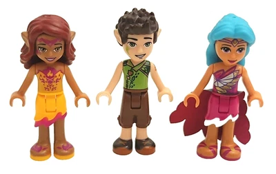Lego Elves FRIENDS Minifigure Lot Azari Firedancer Farran Leafshade & Claire - Image 1 of 2