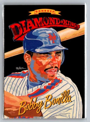 1994 Donruss #DK-13 Bobby Bonilla Diamond Kings - Image 1 of 2