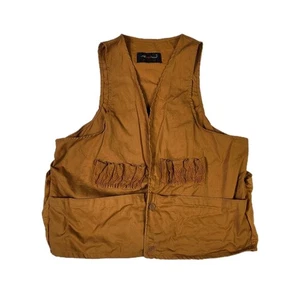 Vtg RedHead Duck Bird Hunting Brown Vest Holds 10 Shotgun Shell Men's Medium - Picture 1 of 17