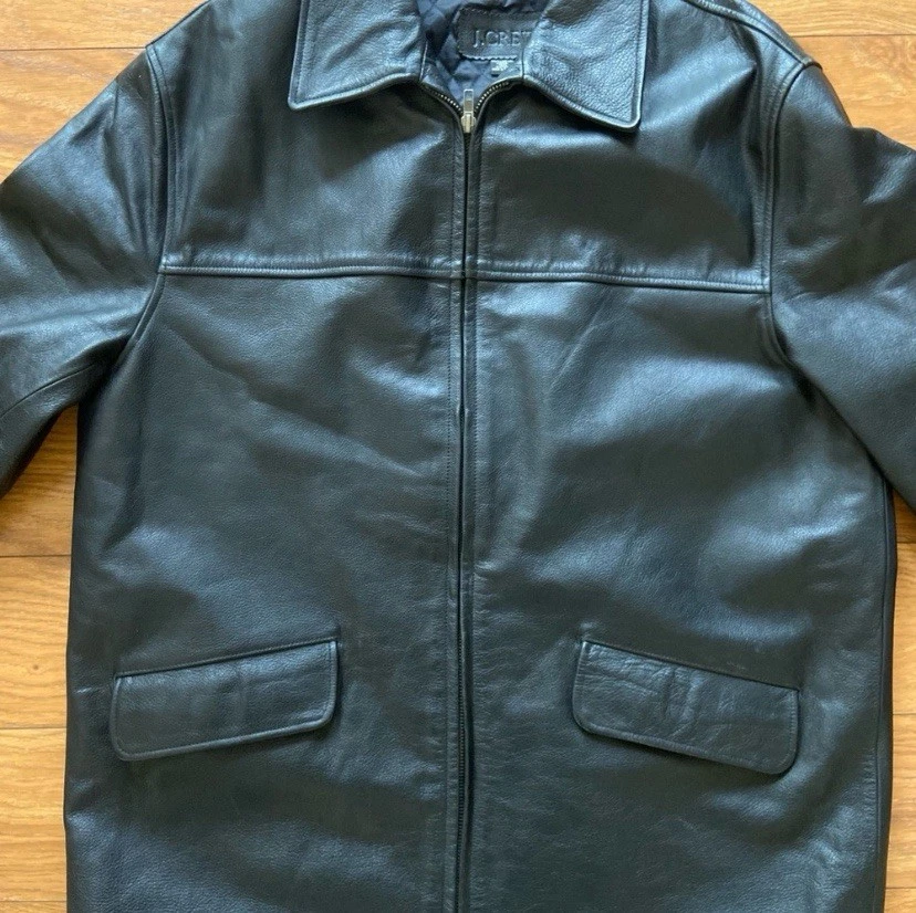 J.CREW Coats, Jackets & Vests Leather Outer Shell for Men for Sale