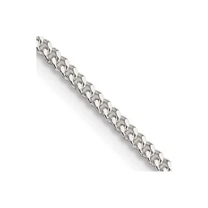 Sterling Silver 1.75mm Curb Chain Necklace 36" for Women 7.52gm - Picture 1 of 4