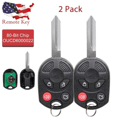 2 For 2007 2008 2009 2010 Lincoln MKX MKZ Keyless Entry Remote Key Fob 164-R7040 - Image 1 of 4
