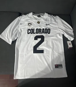 Shedeur Sanders Jersey Colorado Buffaloes Large Mens White - Picture 1 of 2