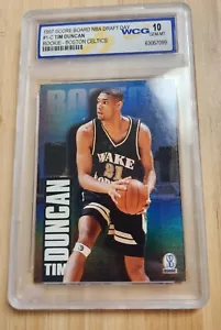 1997 Score Board Draft Day #1-C Tim Duncan Rookie Card RC GEM 10 - Picture 1 of 2