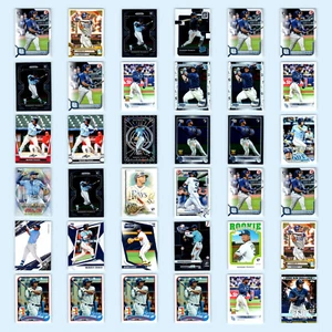 Wander Franco Rookie Lot 36 Baseball Cards 2022 Bowman Tampa Bay Rays Set MLB NM - Picture 1 of 11
