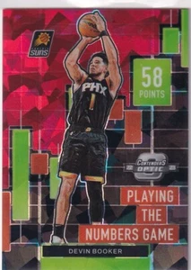 2022-23 Panini Contenders Optic NBA No. 5 Devin Booker Red Ice Prizm - Bild 1 von 2